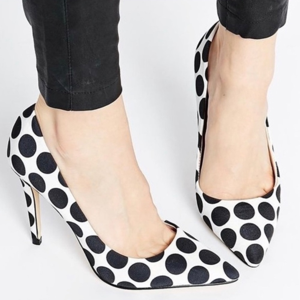 Aldo Polka Dot Heels GUC